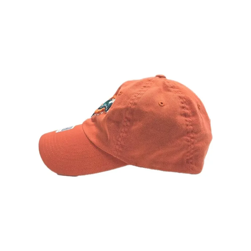 NFL Miami Dolphins Fitted Hat Unisex OS Orange Embroidered Maxflex Hat Football